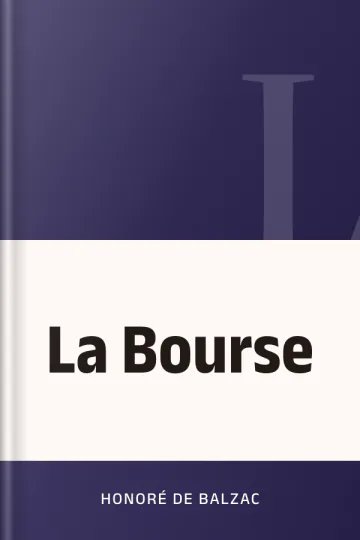 La Bourse d’Honoré de Balzac, couverture du livre