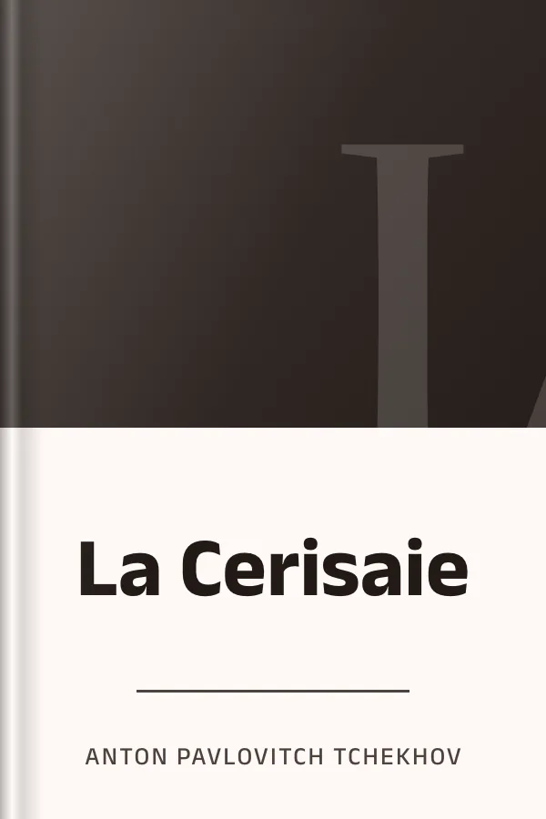 La Cerisaie d’Anton Pavlovitch Tchekhov, couverture du livre