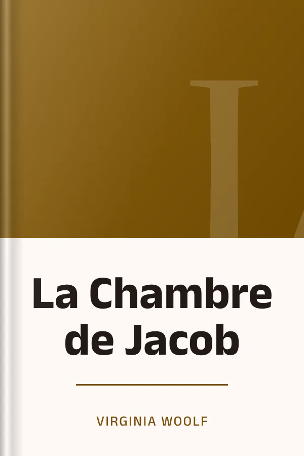 La Chambre de Jacob de Virginia Woolf, couverture du livre
