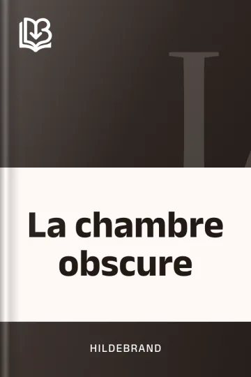 La chambre obscure d’Hildebrand, couverture du livre