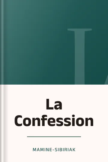 La Confession de Mamine-Sibiriak, couverture du livre