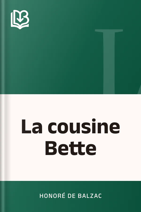 La cousine Bette d’Honoré de Balzac, couverture du livre