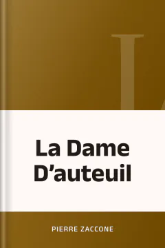 La Dame D’auteuil - Pierre Zaccone