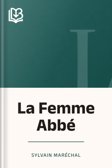 La Femme Abbé de Sylvain Maréchal, couverture du livre
