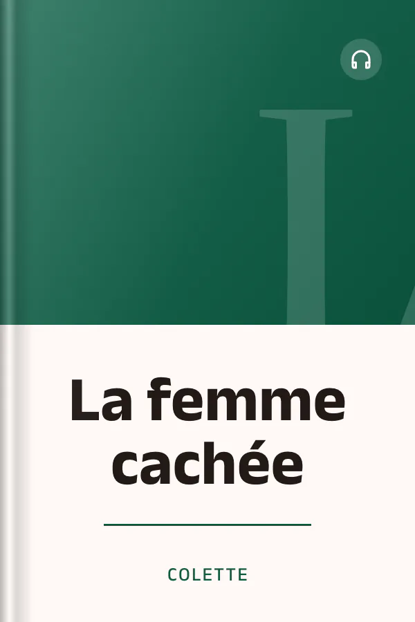 La femme cachée de Colette, couverture du livre