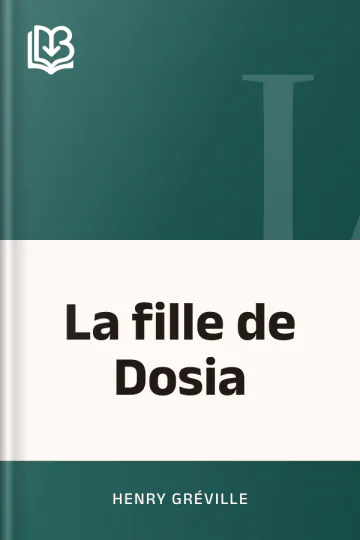 La fille de Dosia d’Henry Gréville, couverture du livre