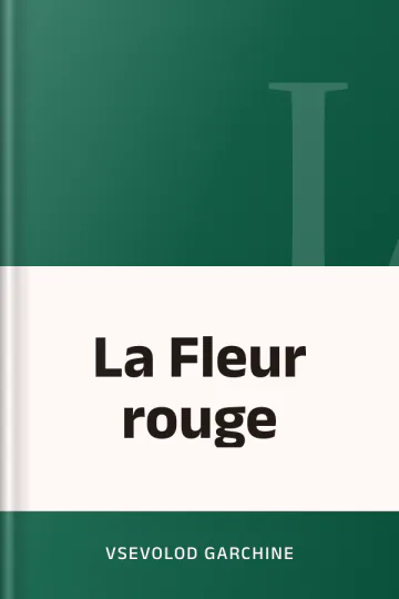 La Fleur rouge de Vsevolod Garchine, couverture du livre