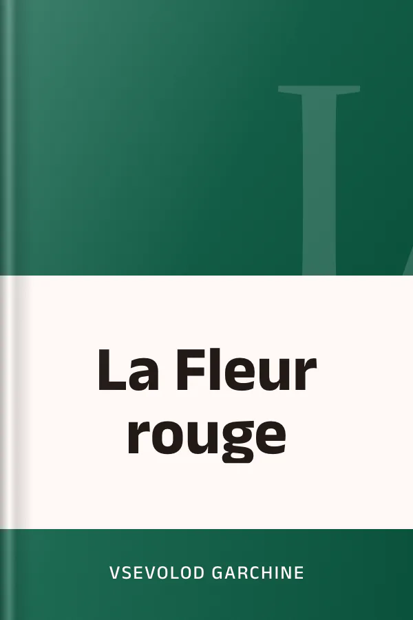 La Fleur rouge de Garchine, couverture du livre