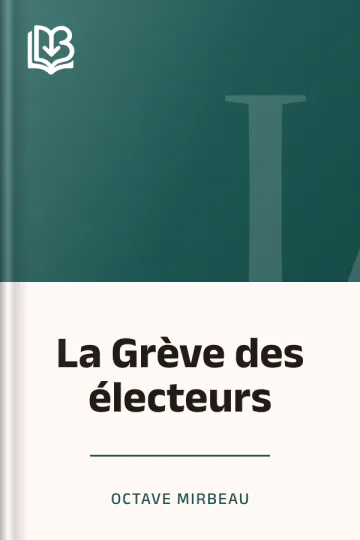 La Grève des électeurs d’Octave Mirbeau, couverture du livre