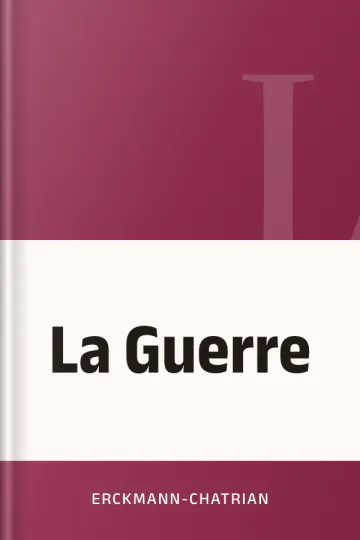 La Guerre d’Erckmann-Chatrian, couverture du livre