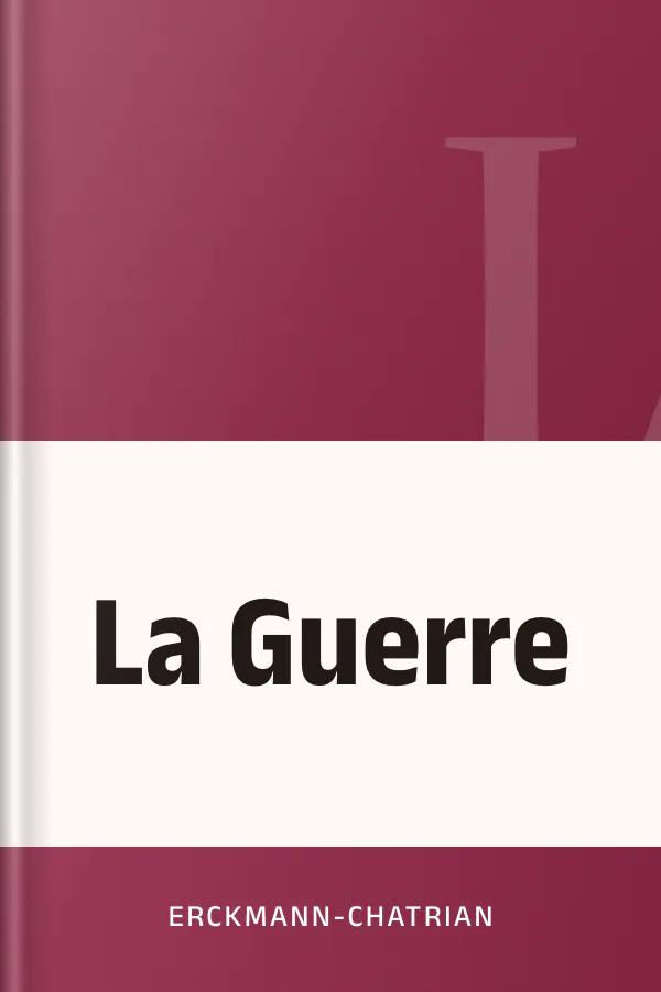 La Guerre d’Erckmann-Chatrian, couverture du livre