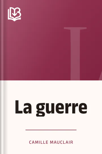 La guerre de Camille Mauclair, couverture du livre