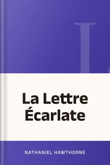 La Lettre Écarlate de Nathaniel Hawthorne, couverture du livre
