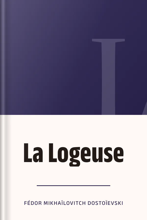La Logeuse de Fédor Mikhaïlovitch Dostoïevski, couverture du livre