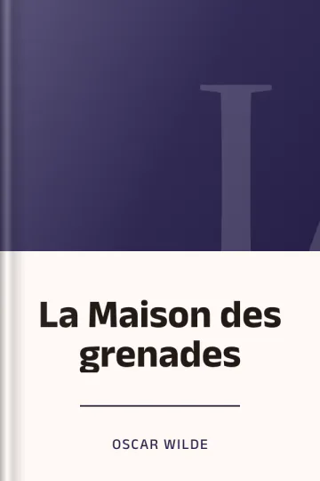 La Maison des grenades d’Oscar Wilde, couverture du livre