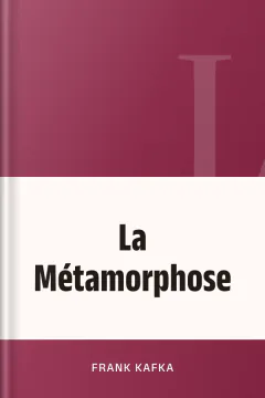 La Métamorphose - Frank Kafka