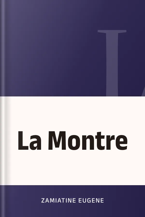 La Montre de Zamiatine Eugene, couverture du livre