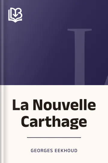 La Nouvelle Carthage de Georges Eekhoud, couverture du livre