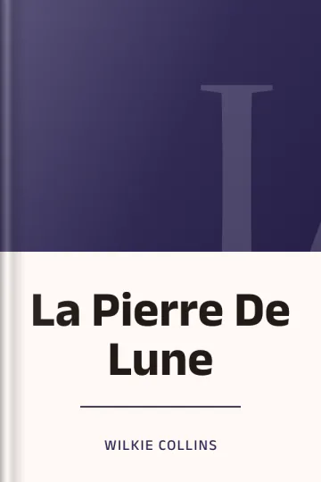La Pierre De Lune de Wilkie Collins, couverture du livre