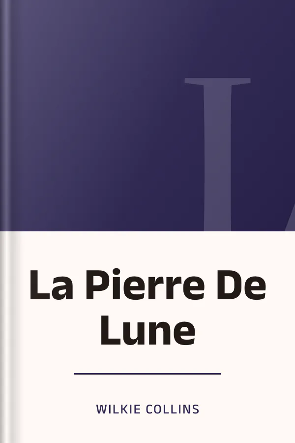La Pierre De Lune de Wilkie Collins, couverture du livre