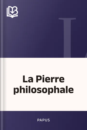 La Pierre philosophale de Papus, couverture du livre