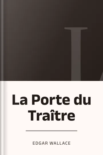 La Porte du Traître d’Edgar Wallace, couverture du livre