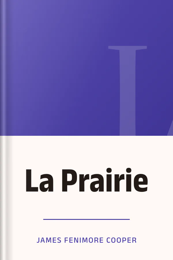 La Prairie de James Fenimore Cooper, couverture du livre