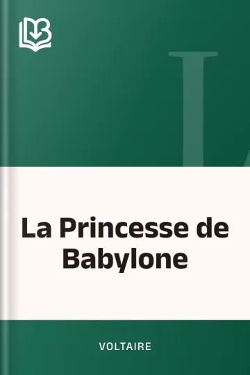La Princesse de Babylone de Voltaire, couverture du livre