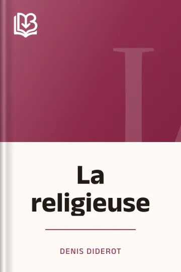 La religieuse de Denis Diderot, couverture du livre
