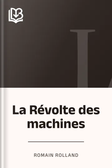 La Révolte des machines de Romain Rolland, couverture du livre