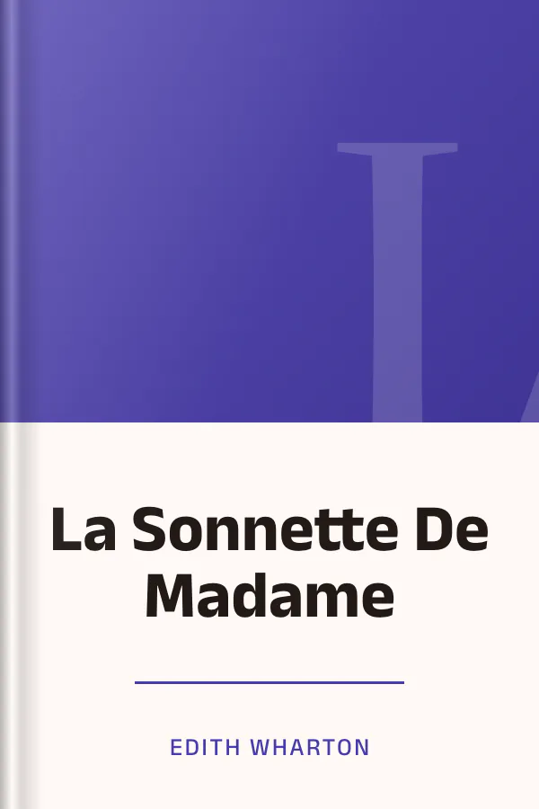 La Sonnette De Madame d’Edith Wharton, couverture du livre