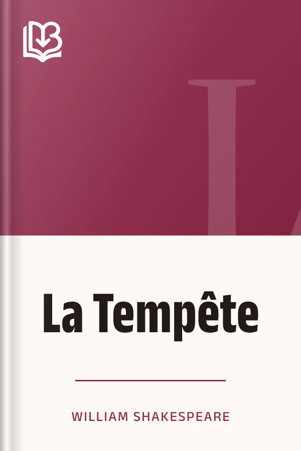 La Tempête de William Shakespeare, couverture du livre