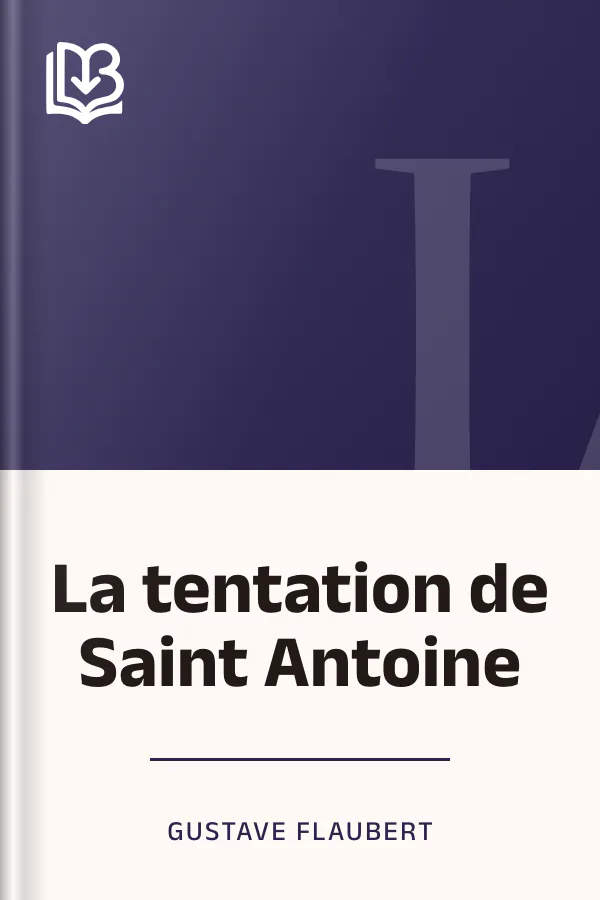 La tentation de Saint Antoine de Gustave Flaubert, couverture du livre