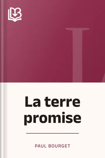 La terre promise de Paul Bourget, couverture du livre