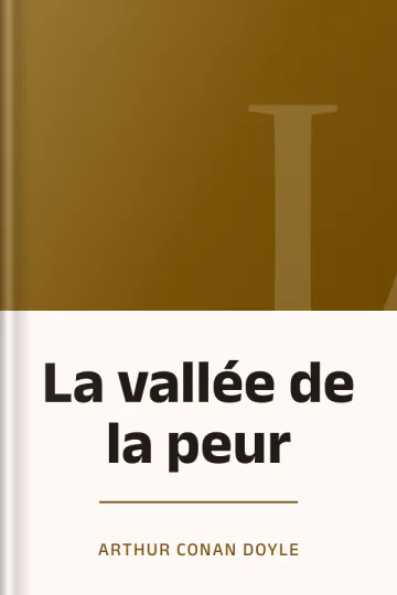 La vallée de la peur d’Arthur Conan Doyle, couverture du livre