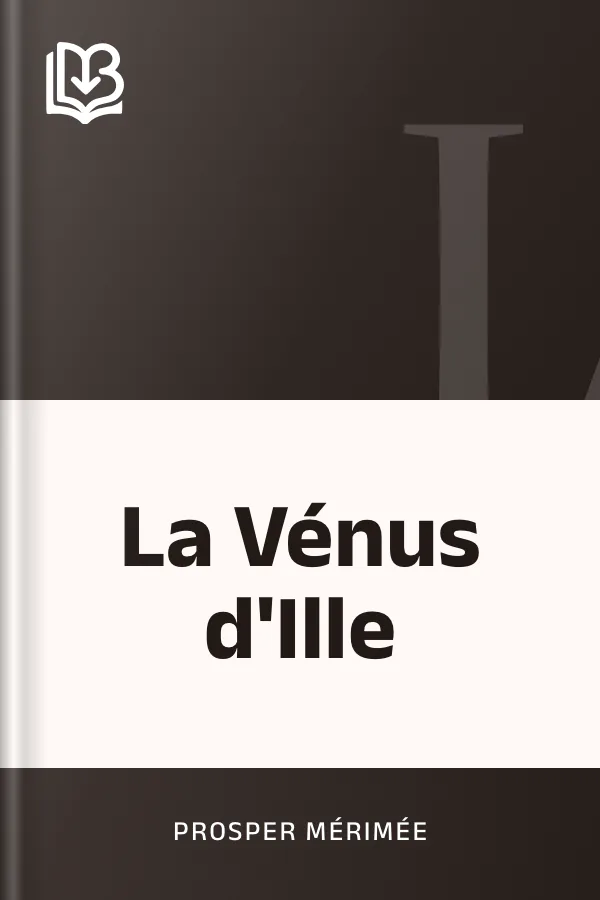 La Vénus d'Ille de Prosper Mérimée, couverture du livre