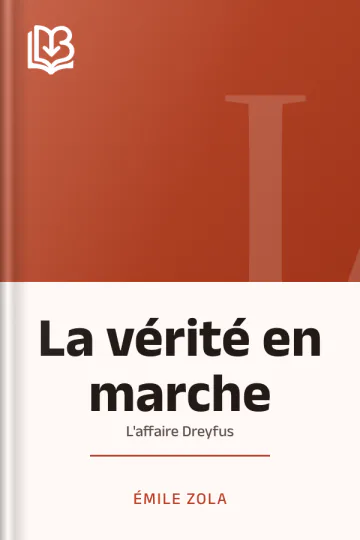 La vérité en marche: L'affaire Dreyfus d’Émile Zola, couverture du livre