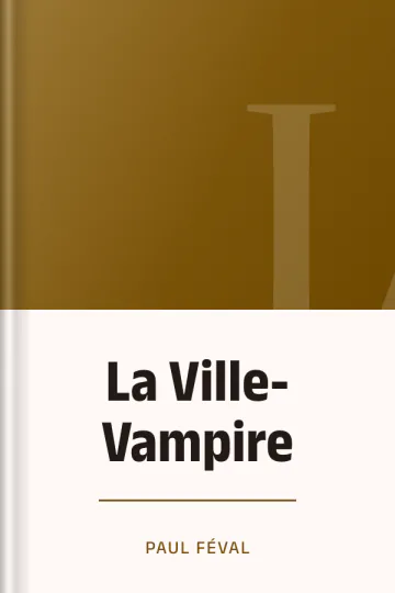 La Ville-Vampire de Paul Féval, couverture du livre