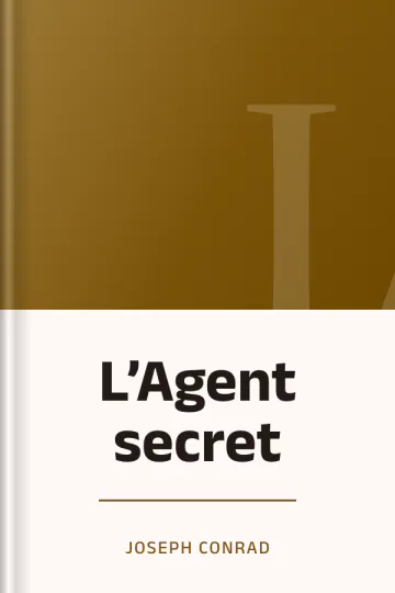 L’Agent secret de Joseph Conrad, couverture du livre