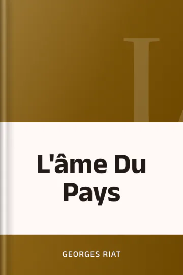 L'âme Du Pays de Georges Riat, couverture du livre