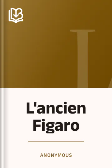 L'ancien Figaro d’Anonymous, couverture du livre