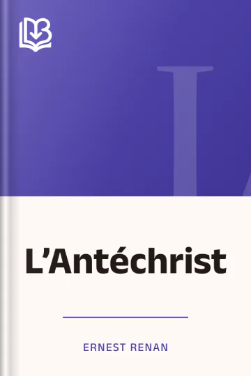 L’Antéchrist d’Ernest Renan, couverture du livre