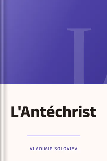 L'Antéchrist de Vladimir Soloviev, couverture du livre