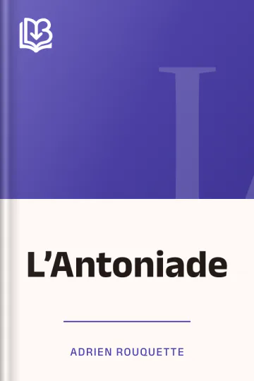 L’Antoniade d’Adrien Rouquette, couverture du livre