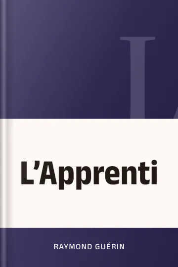 L’Apprenti de Raymond Guérin, couverture du livre