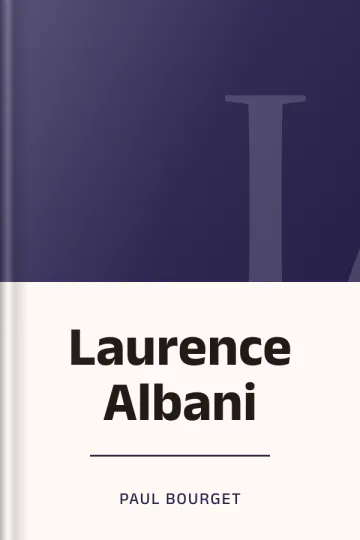 Laurence Albani de Paul Bourget, couverture du livre