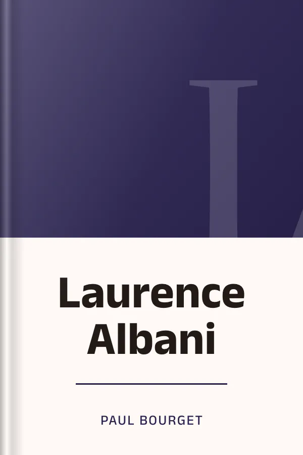 Laurence Albani de Paul Bourget, couverture du livre
