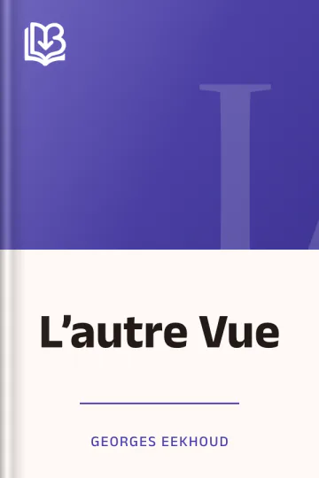 L’autre Vue de Georges Eekhoud, couverture du livre