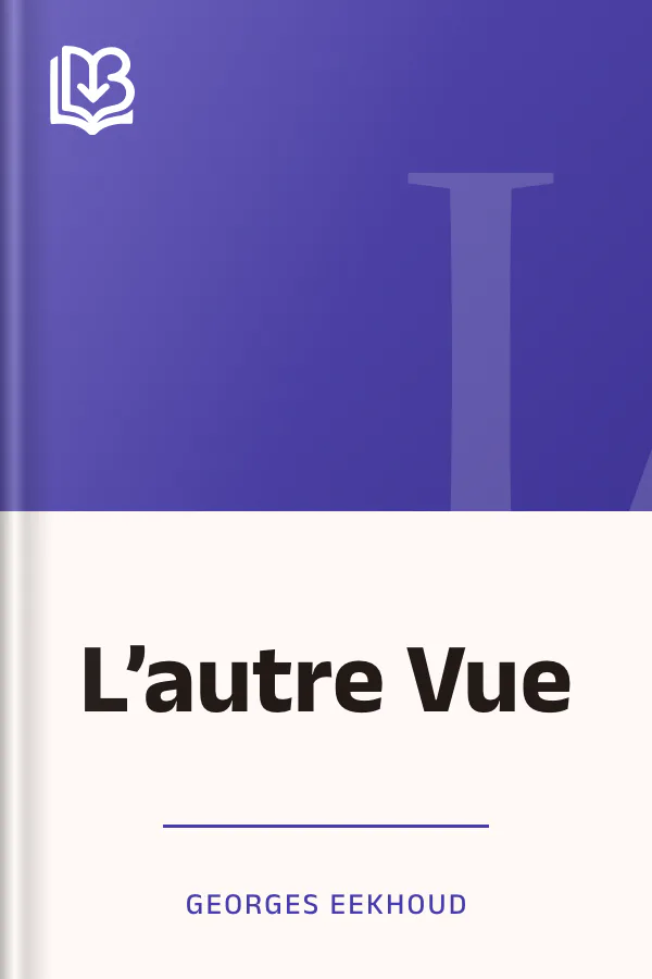 L’autre Vue de Georges Eekhoud, couverture du livre