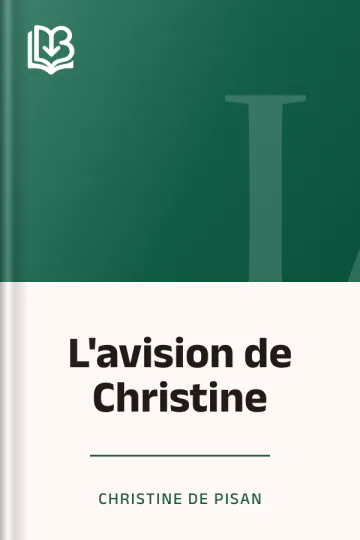 L'avision de Christine de Christine de Pisan, couverture du livre